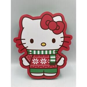 Sanrio Hello Kitty Christmas Standing Wooden Wall Plaque 2025 NEW